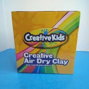 New Creative Kids Air Dry Clay Modeling Crafts Kit For Kids - 30 Vibrant Colors